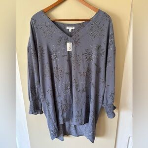 Reitmans Floral Women's Tunic Blouse Size XL Brand New with Tags